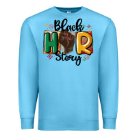 Ocean Blue black story Premium Sweatshirt - MaliasSmallBusiness