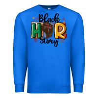 True Royal black story Premium Sweatshirt - MaliasSmallBusiness