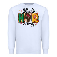 White black story Premium Sweatshirt - MaliasSmallBusiness