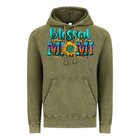 Vintage Olive blessed mimi Vintage Hoodie - Zillion Design Studio