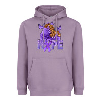 Lavender hope lavender ribbon all cancers Heavyweight Hoodie - NancyCooperArtShop