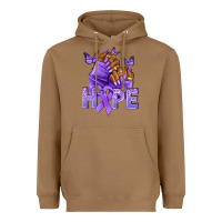 Toasted Coconut hope lavender ribbon all cancers Heavyweight Hoodie - NancyCooperArtShop
