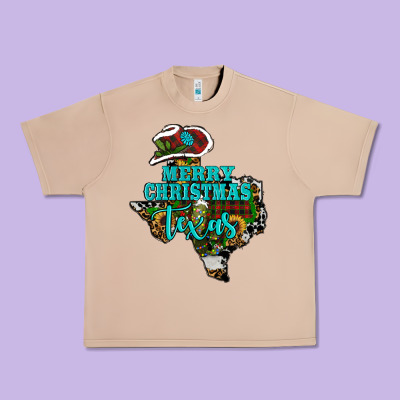 Merry Christmas Texas Urban Heavy Tee Designed By Ranaportraitstore