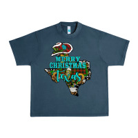 Midnight Navy merry christmas texas Urban Heavy Tee - RanaPortraitStore