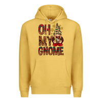 Antique Gold Oh my gnome Premium Hoodie - NancyCooperArtShop