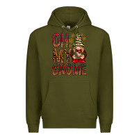 Army Green Oh my gnome Premium Hoodie - NancyCooperArtShop