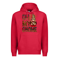 Cardinal Oh my gnome Premium Hoodie - NancyCooperArtShop