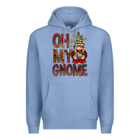Colony Blue Oh my gnome Premium Hoodie - NancyCooperArtShop