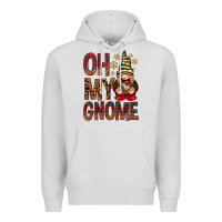 Dove Grey Oh my gnome Premium Hoodie - NancyCooperArtShop