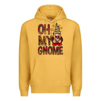 Mustard Oh my gnome Premium Hoodie - NancyCooperArtShop