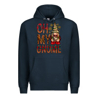 Navy Oh my gnome Premium Hoodie - NancyCooperArtShop