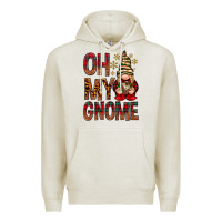 Oatmeal Heather Oh my gnome Premium Hoodie - NancyCooperArtShop