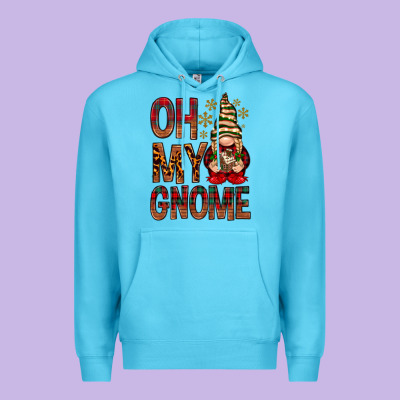 Oh My Gnome Premium Hoodie Designed By Nancycooperartshop