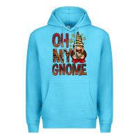 Ocean Blue Oh my gnome Premium Hoodie - NancyCooperArtShop