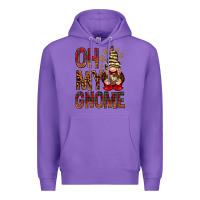 Purple Oh my gnome Premium Hoodie - NancyCooperArtShop