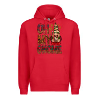 Red Oh my gnome Premium Hoodie - NancyCooperArtShop