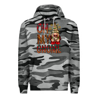 Slate Camo Oh my gnome Premium Hoodie - NancyCooperArtShop
