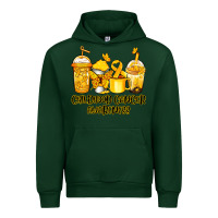 Forest Green childhood cancer awareness coffee Urban Hoodie - Jasminsmagicworld