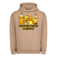 Pigment Burro childhood cancer awareness coffee Urban Hoodie - Jasminsmagicworld