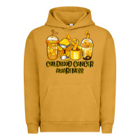 Pigment Peanut Butter childhood cancer awareness coffee Urban Hoodie - Jasminsmagicworld