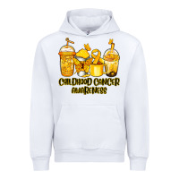 White childhood cancer awareness coffee Urban Hoodie - Jasminsmagicworld