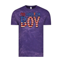 Cloud Purple all American boy Vintage Tee - Zillion Design Studio