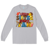Moon Dust little sister biggest fan softball Long Sleeve Tee - AdoDesignShop