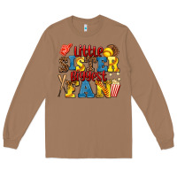 Toasted Coconut little sister biggest fan softball Long Sleeve Tee - AdoDesignShop