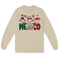 Mushroom mexico gnome Long Sleeve Tee - CowhideDigitalArt