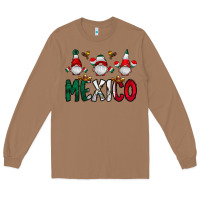Toasted Coconut mexico gnome Long Sleeve Tee - CowhideDigitalArt