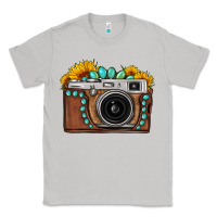 Moon Dust Sunflower Gemstone Vintage Camera Classic Tee - FaDigitalArtStudio