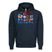 Navy little miss firecracker Zipper Hoodie - AdoDesignShop