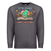 Charcoal Heather book lover Premium Sweatshirt - MaliasSmallBusiness