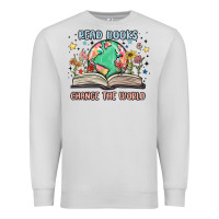 Dove Grey book lover Premium Sweatshirt - MaliasSmallBusiness