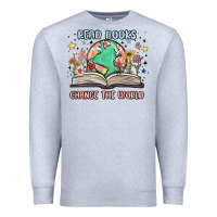 Heather Grey book lover Premium Sweatshirt - MaliasSmallBusiness