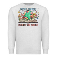 Oatmeal Heather book lover Premium Sweatshirt - MaliasSmallBusiness