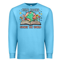 Ocean Blue book lover Premium Sweatshirt - MaliasSmallBusiness