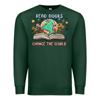 Sports Green book lover Premium Sweatshirt - MaliasSmallBusiness