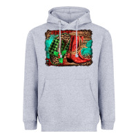 Heather Grey country boots Christmas Heavyweight Hoodie - Jasminsmagicworld