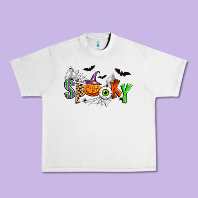 Halloween Spooky Urban Heavy Tee Designed By Zillion Design Studio
