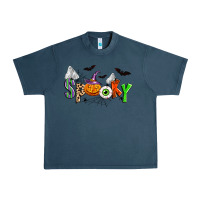 Midnight Navy halloween spooky Urban Heavy Tee - Zillion Design Studio