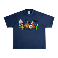 Navy halloween spooky Urban Heavy Tee - Zillion Design Studio