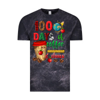 Cloud Black 100 days of coffee and chaos Vintage Tee - texasbilliewilder