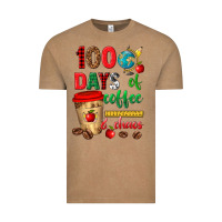 Vintage Coffee 100 days of coffee and chaos Vintage Tee - texasbilliewilder