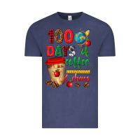 Vintage Denim 100 days of coffee and chaos Vintage Tee - texasbilliewilder