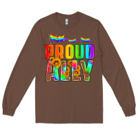 Chestnut proud ally Long Sleeve Tee - HRA Design Shop