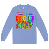 Colony Blue proud ally Long Sleeve Tee - HRA Design Shop
