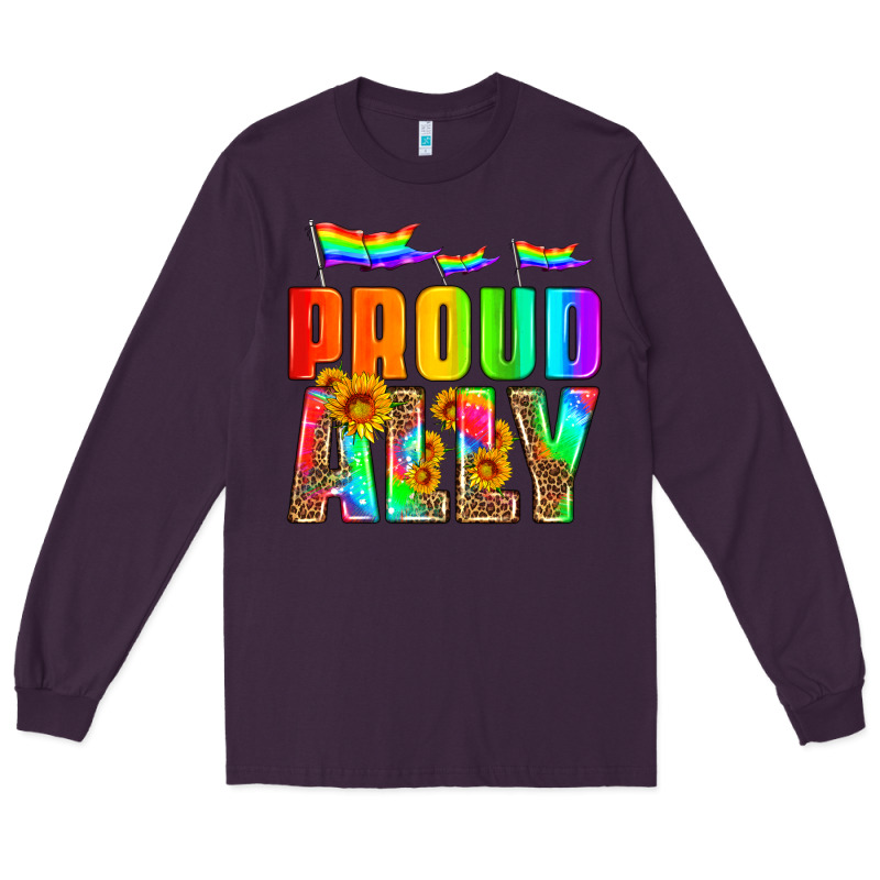 Proud Ally Long Sleeve Tee by HRA Design Shop | Teevron
