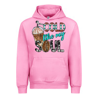 Fuchsia Pink cold like my soul with coffee Urban Hoodie - BarkalooDesign