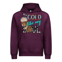 Mauve Wine cold like my soul with coffee Urban Hoodie - BarkalooDesign